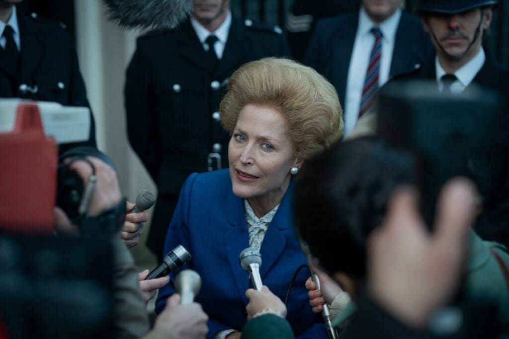 the crown thatcher gillian anderson