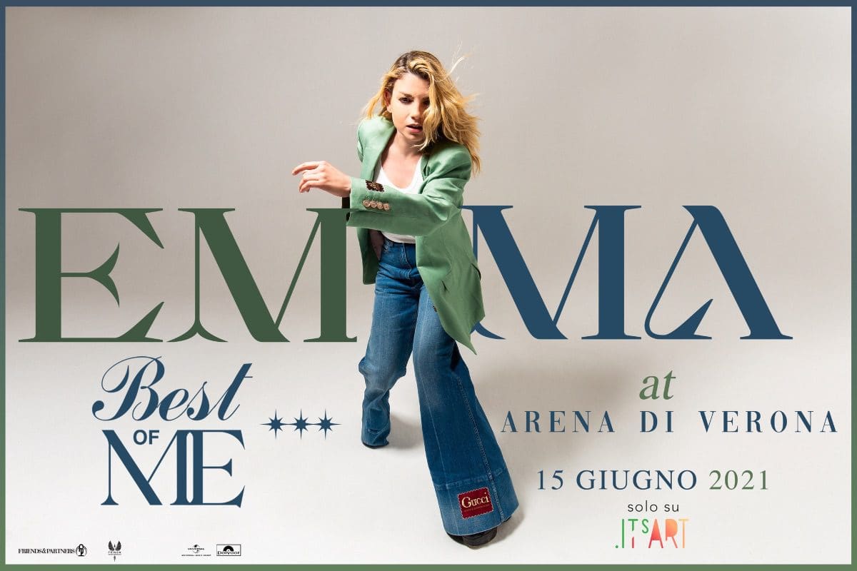 Emma Marrone in "Best of me at Arena di Verona" - un evento digital fruibile gratuitamente su Its'Art dal 15 giugno