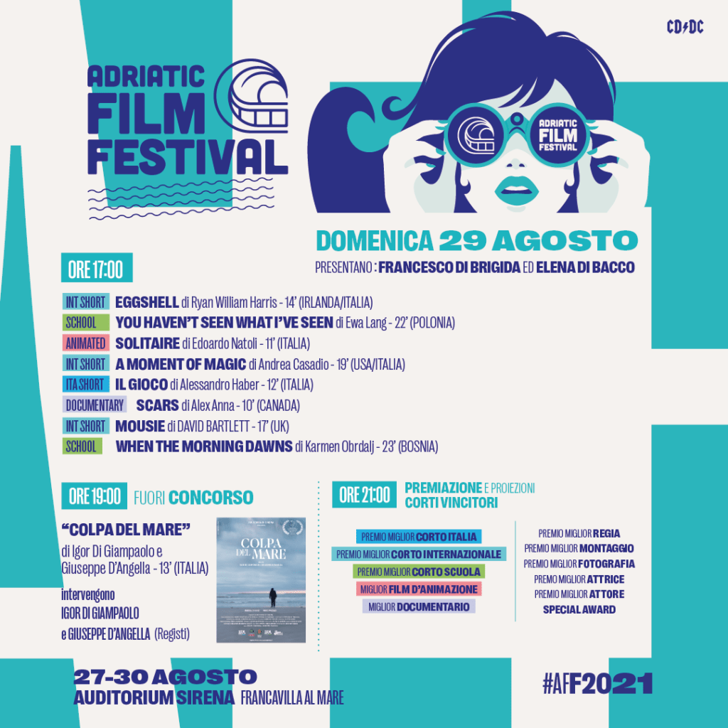 Adriatic Film Festival 2021: gli ospiti ed il programma della quattro giorni del cinema indipendente 3