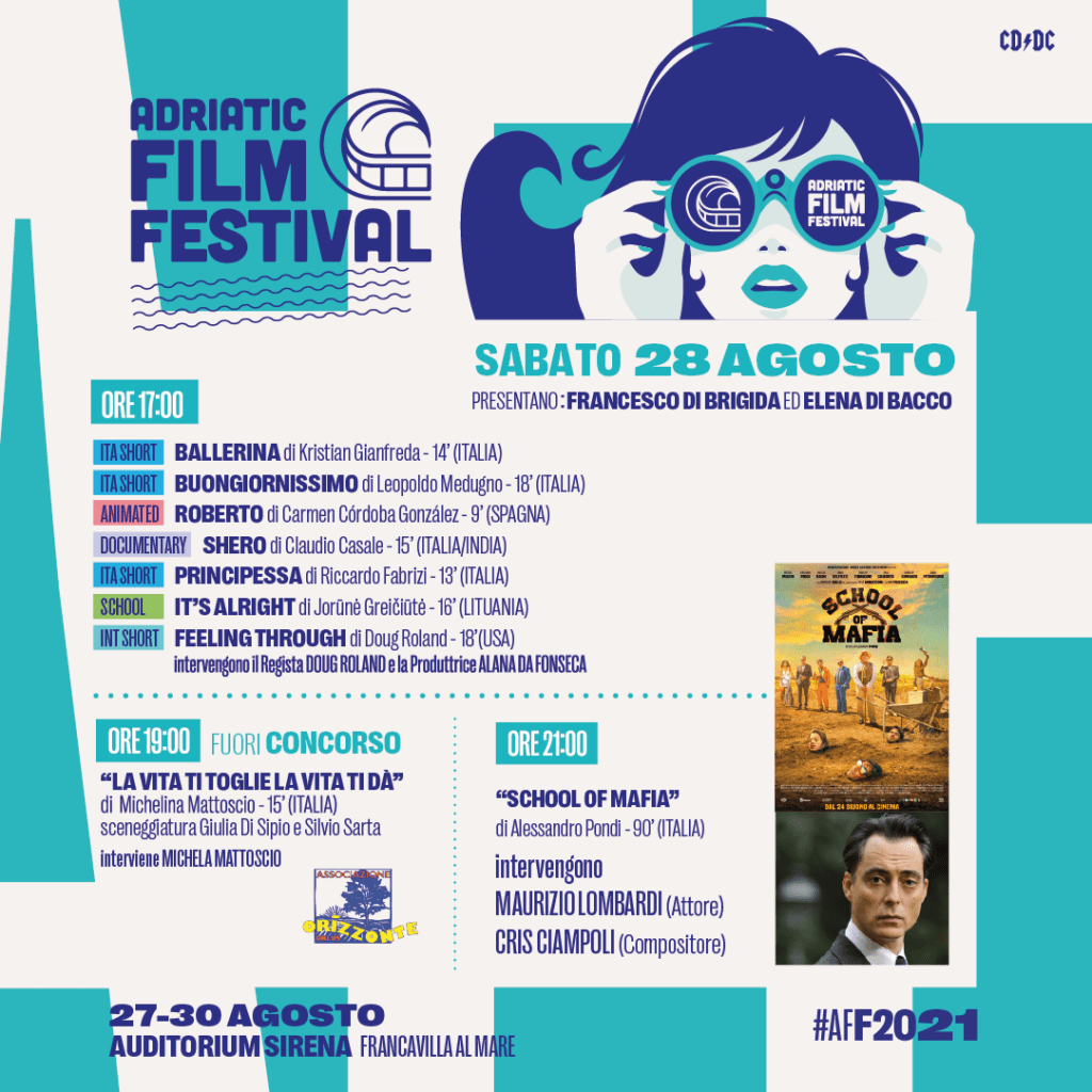 Adriatic Film Festival 2021: gli ospiti ed il programma della quattro giorni del cinema indipendente 2