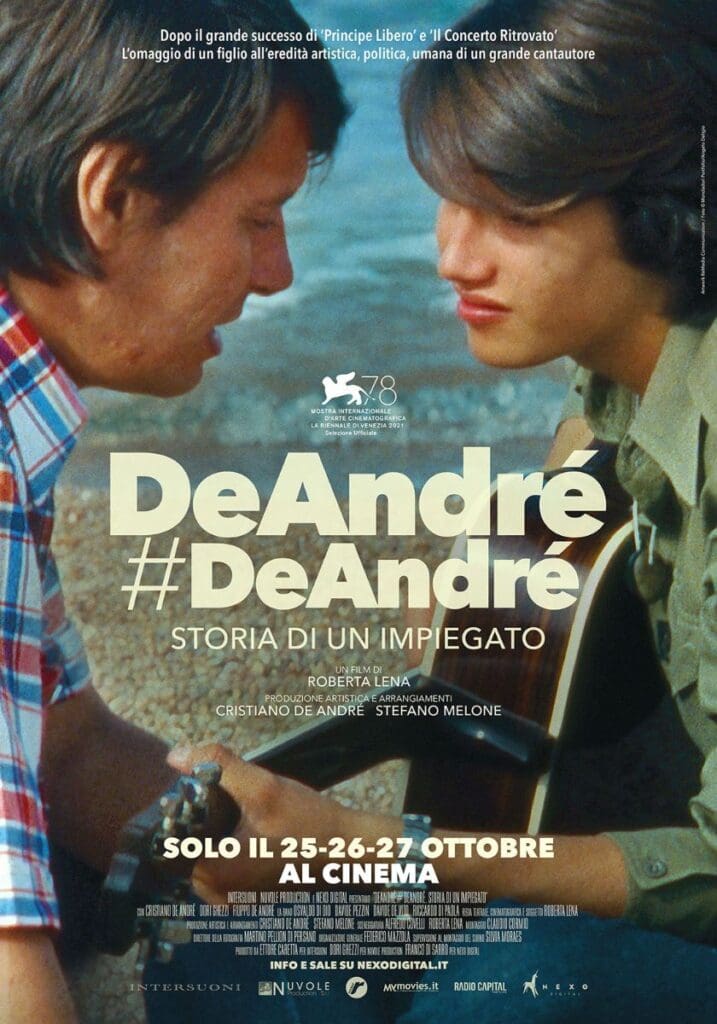 Venezia 78, DeAndré#DeAndré – Storia di un impiegato, il docufilm presentato come evento speciale
