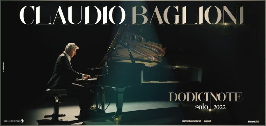 Claudio Baglioni torna dal vivo con "Dodici Note Solo": 50 date nei teatri lirici e di tradizione più prestigiosi d'Italia