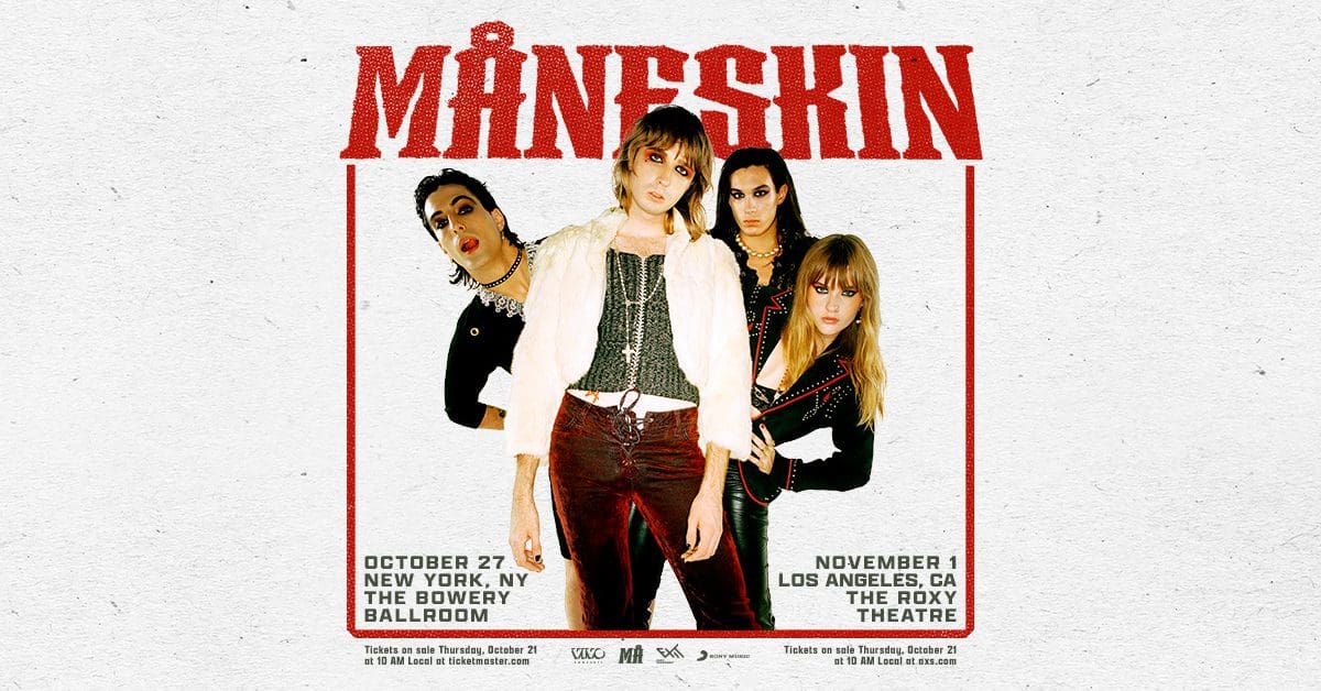 Maneskin annunciano due date negli Stati Uniti: saranno ospiti di Jimmy Fallon