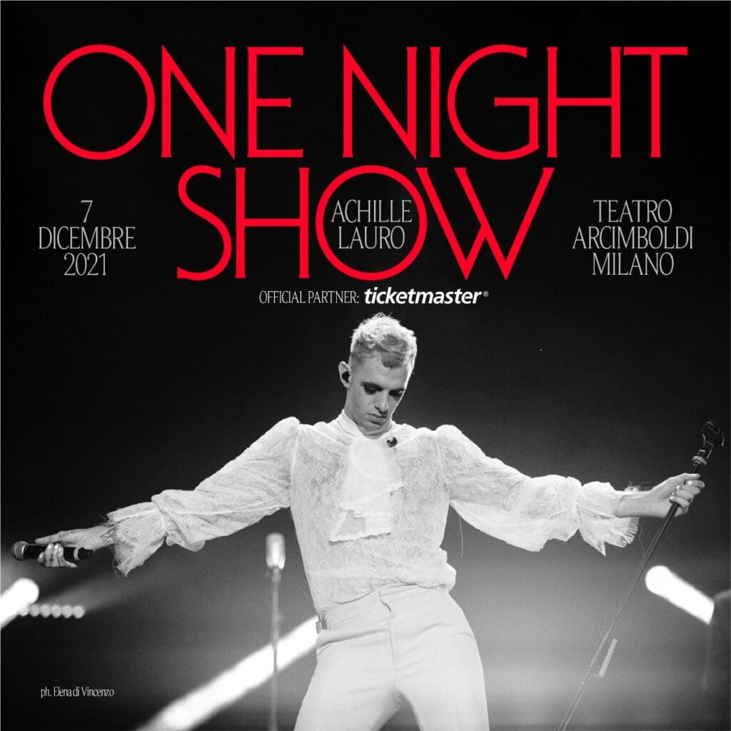 One Night Show whit Achille Lauro - Un evento unico con l'orchestra della Magna Grecia