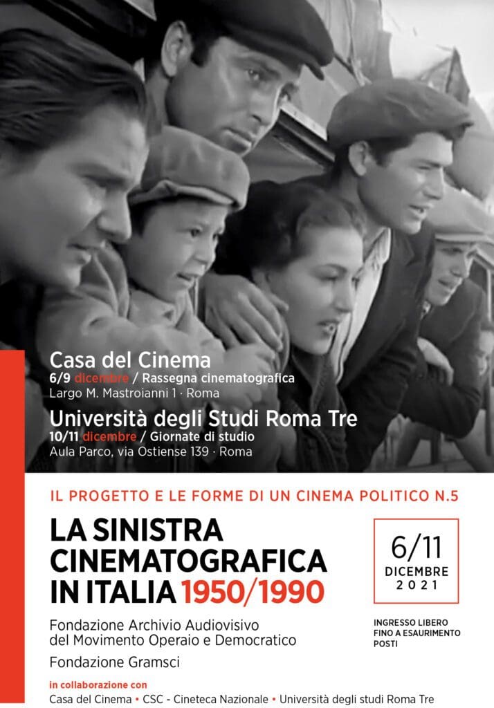 La sinistra cinematografica in Italia 1950/1990